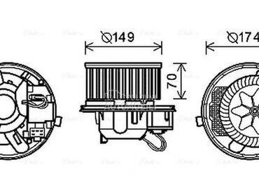 Motor Ventilatora kabine za Volkswagen Golf od 2004. do 2013. god.
