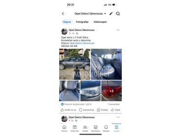 Opel Astra J 2010. god. -  kompletan auto u delovima