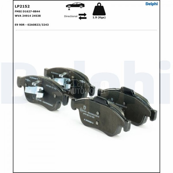 Kocione plocice DELPHI