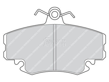 Kocione Plocice FERODO za Renault Twingo od 1997. do 2003. god.