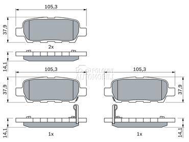 Kocione plocice za Nissan Murano za 2016. god.