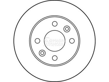 Kocioni disk TRW za Renault Megane od 1999. do 2004. god.