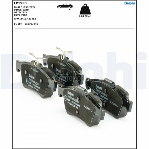 Kocione plocice DELPHI