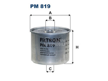 Filter goriva za Ford Escort od 1995. do 2000. god.