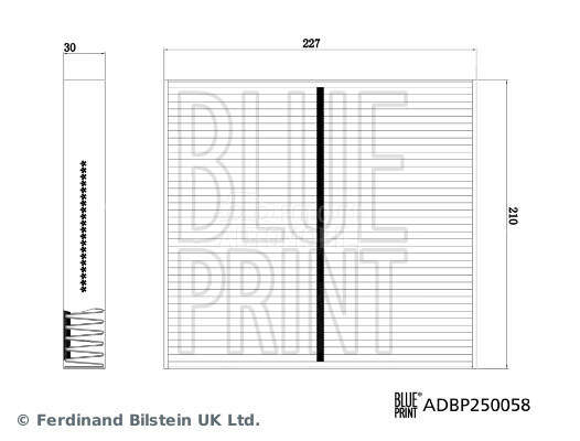 Filter kabine Blue Print