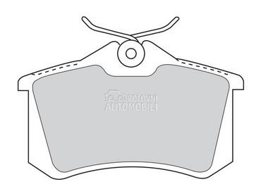 Kocione Plocice FERODO za Seat Arosa od 1997. do 2004. god.