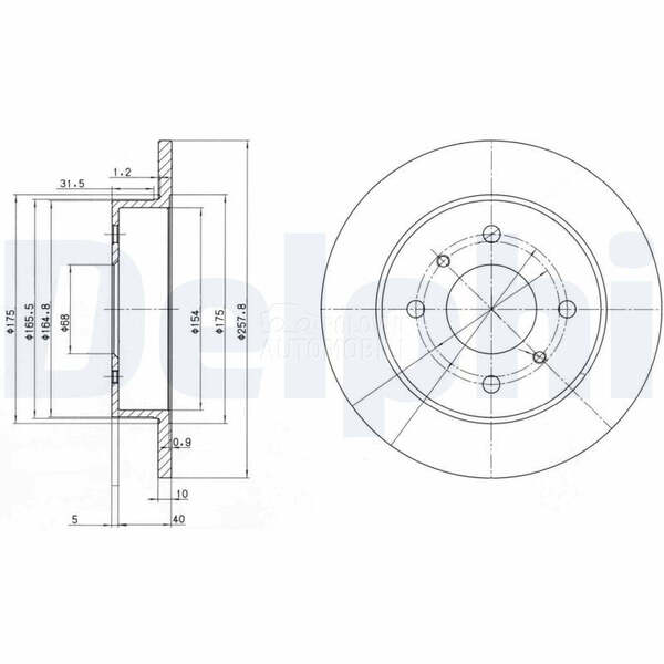 Kocioni disk DELPHI