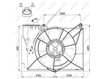 Ventilator motora visko za Toyota Avensis od 2001. do 2005. god.