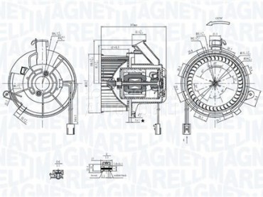 Ventilator Kabine za Mercedes Benz SL Klasa od 2012. do 2020. god.