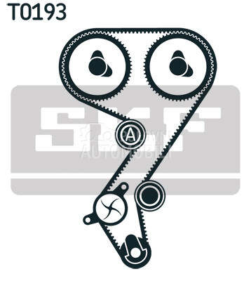 Komplet zupcastog kaisa