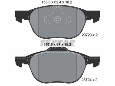 Kocione plocice TEXTAR za Volvo V50 od 2003. do 2012. god.