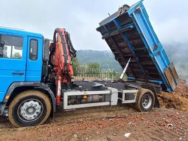 Volvo Fl6 220 18T kiper Kran