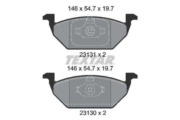 Kocione plocice TEXTAR