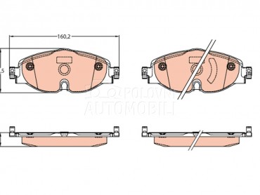 Kocione plocice za Seat Tarraco od 2018. do 2021. god.