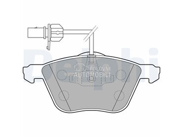 Kocione plocice DELPHI za Seat Alhambra od 2010. do 2022. god.
