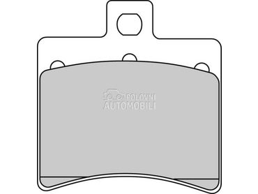 Kocione Plocice FERODO za Alfa Romeo GT od 2003. do 2010. god.