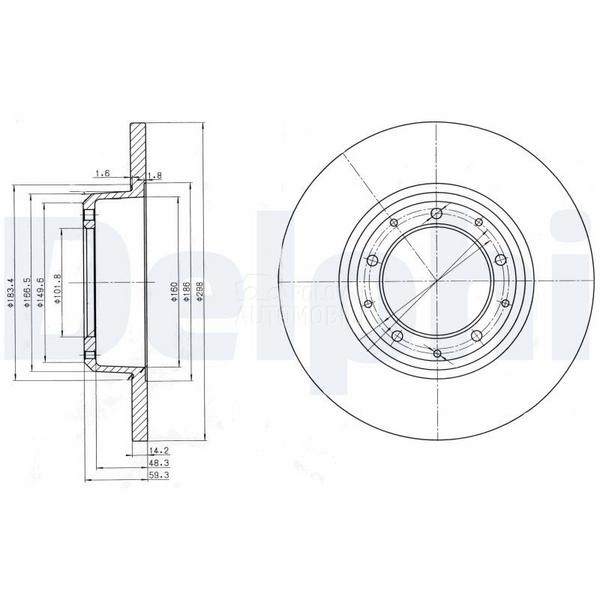 Kocioni disk DELPHI