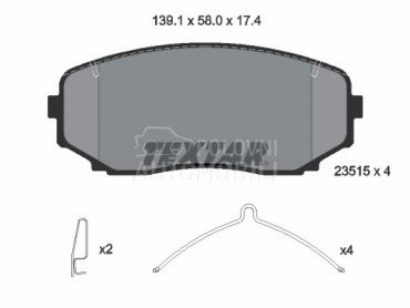Kocione plocice za Mitsubishi Pajero za 2015. god.