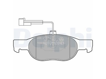 Kocione plocice DELPHI za Alfa Romeo 145 od 1994. do 2001. god.