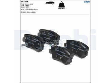 Kocione plocice DELPHI za Kia Cerato od 2013. do 2017. god.