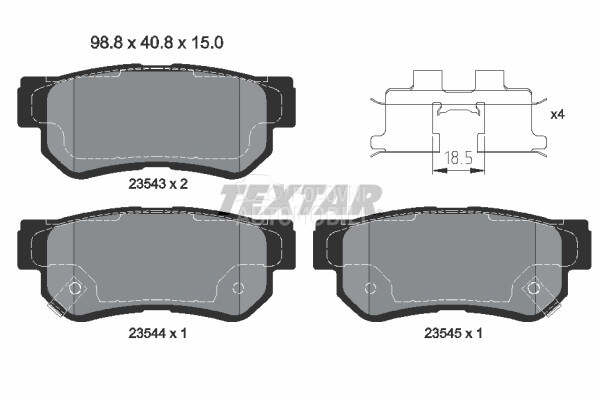 Kocione plocice TEXTAR