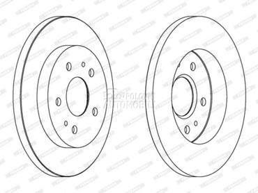 Kocioni disk FERODO za Honda Prelude od 1996. do 2001. god.