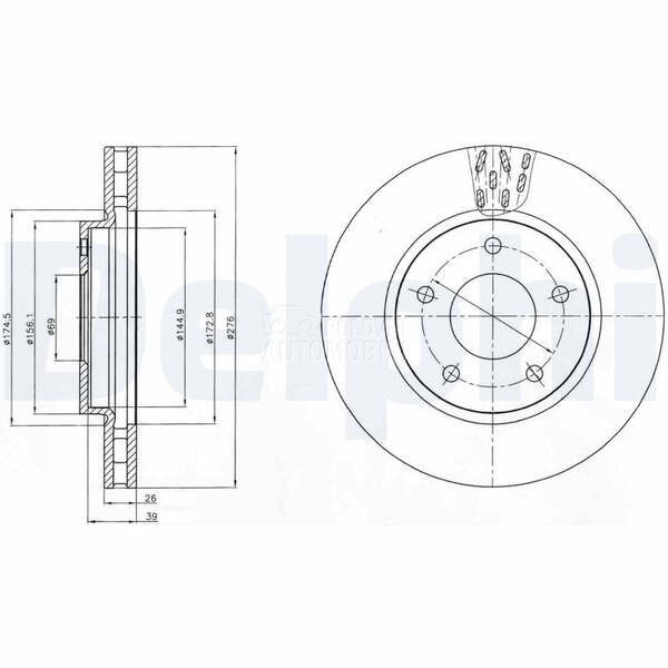 Kocioni disk DELPHI