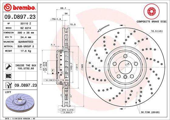 Kočioni disk Brembo