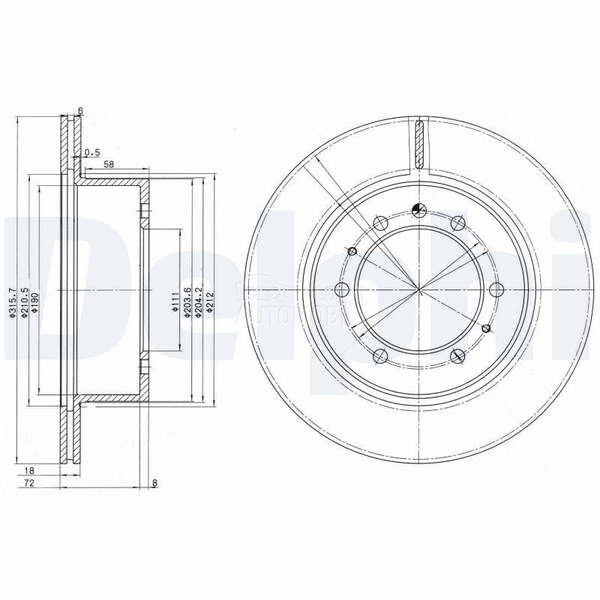Kocioni disk DELPHI