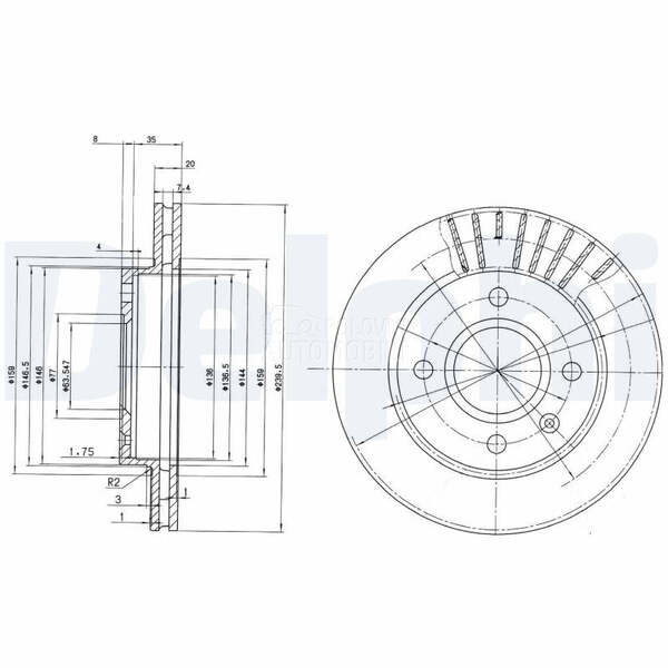 Kocioni disk DELPHI