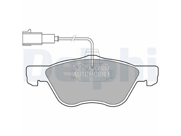 Kocione plocice DELPHI za Alfa Romeo 156 od 2002. do 2006. god.
