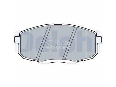 Kocione plocice DELPHI za Hyundai Kona za 2017. god.