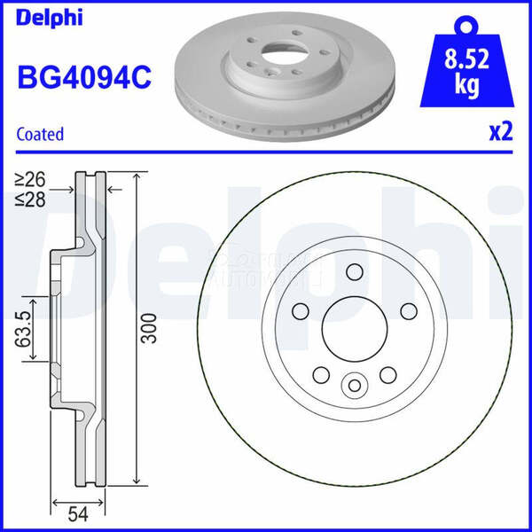 Kocioni disk DELPHI