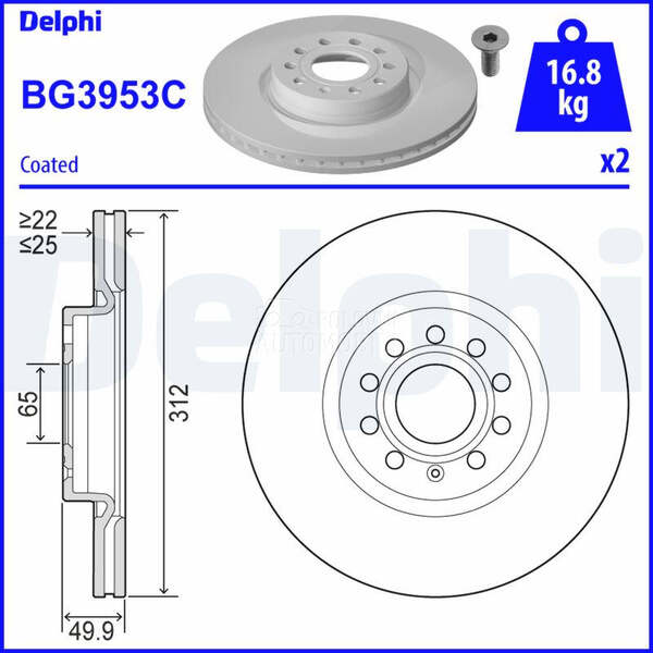 Kocioni disk DELPHI