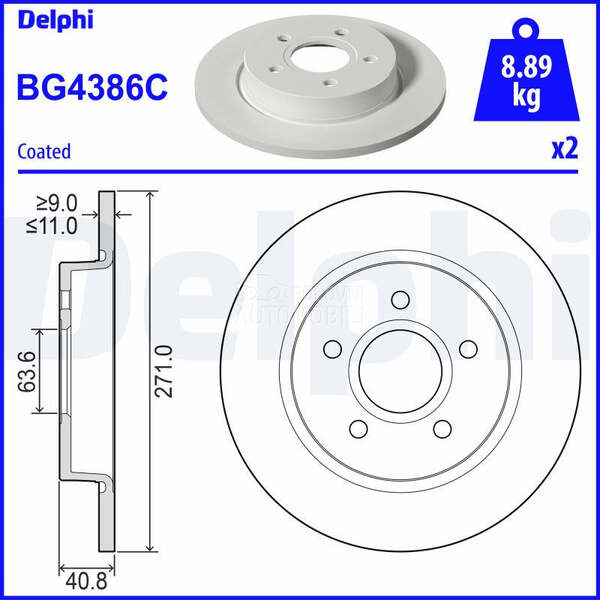 Kocioni disk DELPHI