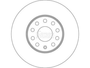 Kocioni disk TRW za Volkswagen Polo od 2001. do 2009. god.