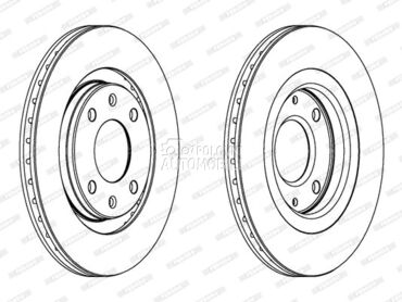 Kočioni disk za Peugeot 306 od 1994. do 2001. god.