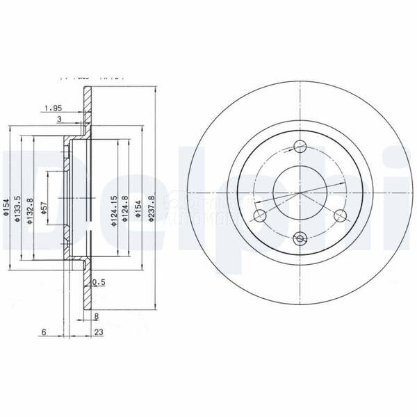 Kocioni disk DELPHI