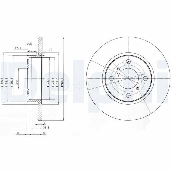 Kocioni disk DELPHI