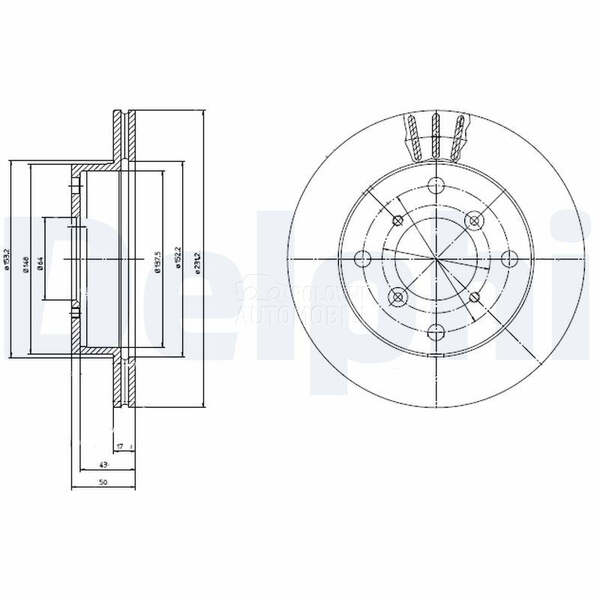 Kocioni disk DELPHI
