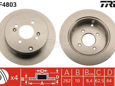 Kočioni disk za Hyundai Accent od 2005. do 2010. god.