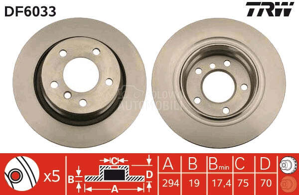 Kocioni disk TRW