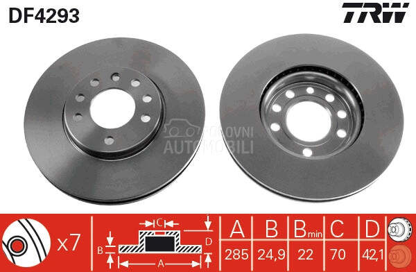 Kocioni disk TRW