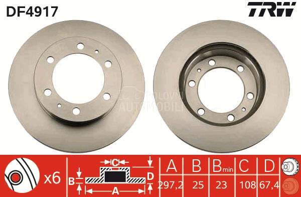 Kocioni disk TRW