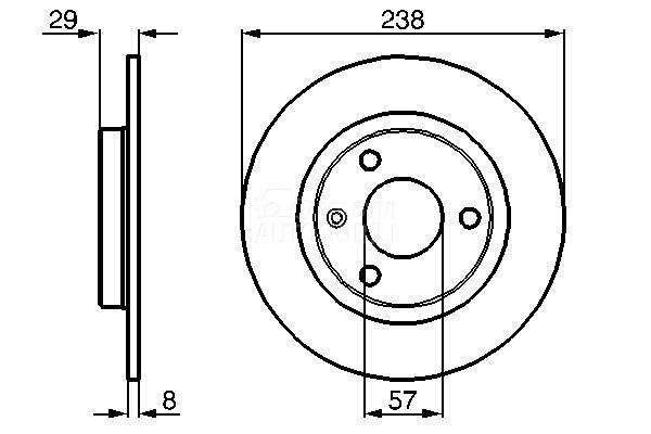 Kocioni disk BOSCH