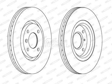 Kocioni disk FERODO za Peugeot 2008 za 2019. god.