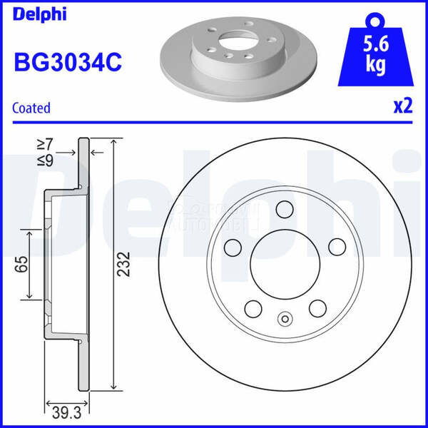 Kocioni disk DELPHI