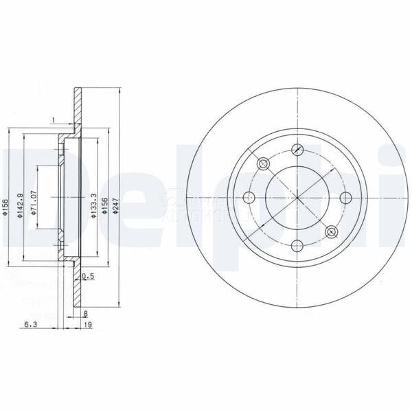 Kocioni disk DELPHI