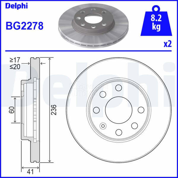 Kocioni disk DELPHI