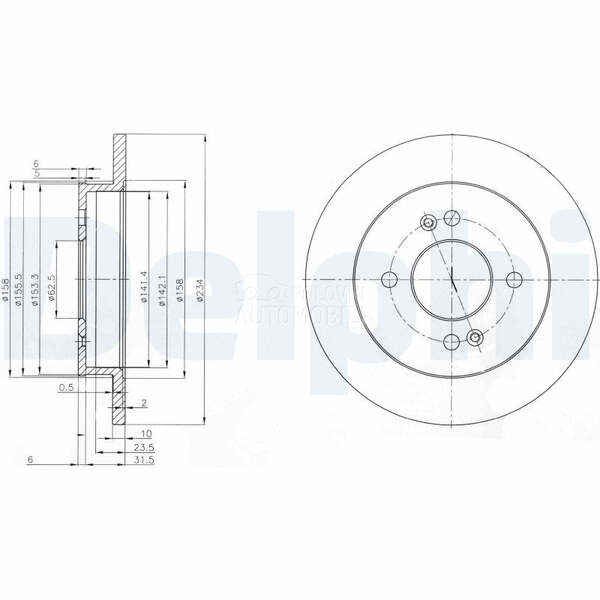 Kocioni disk DELPHI